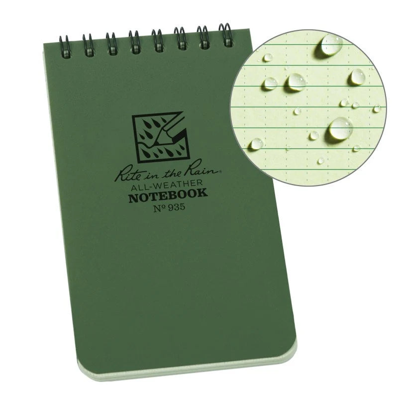 RiteRain 3x5 GN Notebook