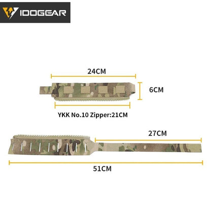 Goon Supplies Zipper MOLLE Adapter For Rear Back Pack Plate Carrier - GoonSupplies