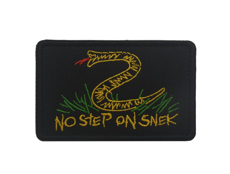 "no step on snek" Patch - GoonSupplies