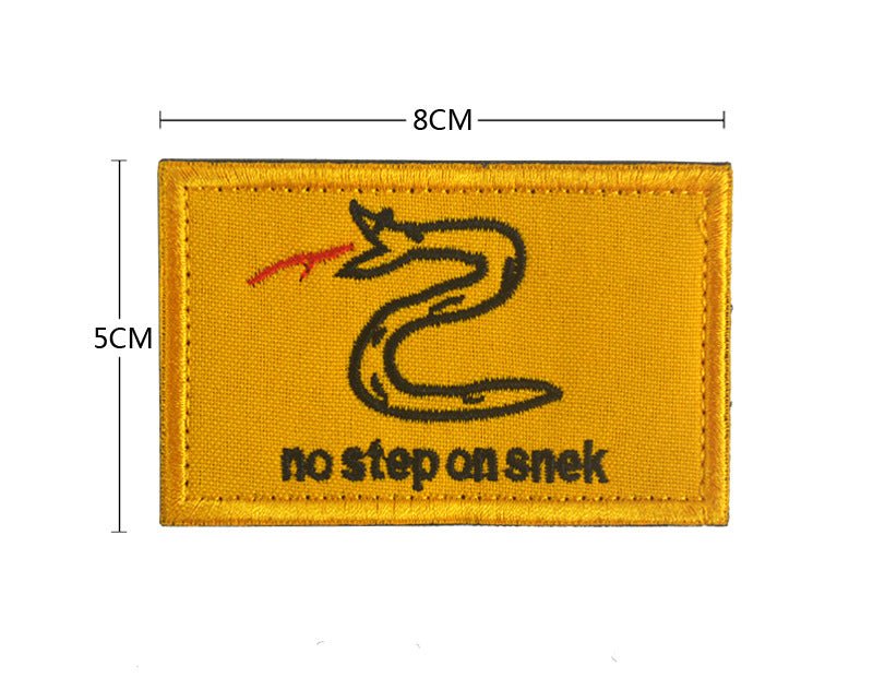 "no step on snek" Patch - GoonSupplies