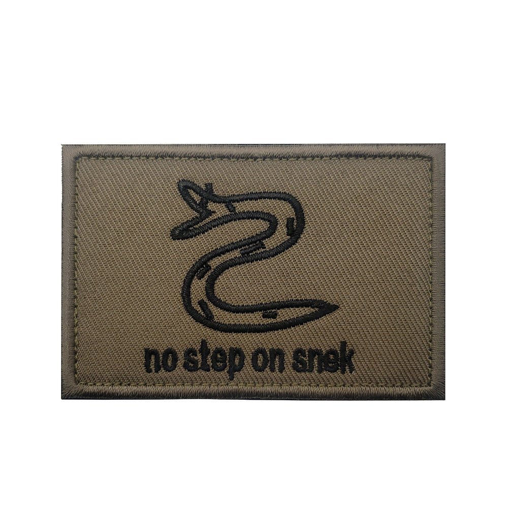 "no step on snek" Patch - GoonSupplies