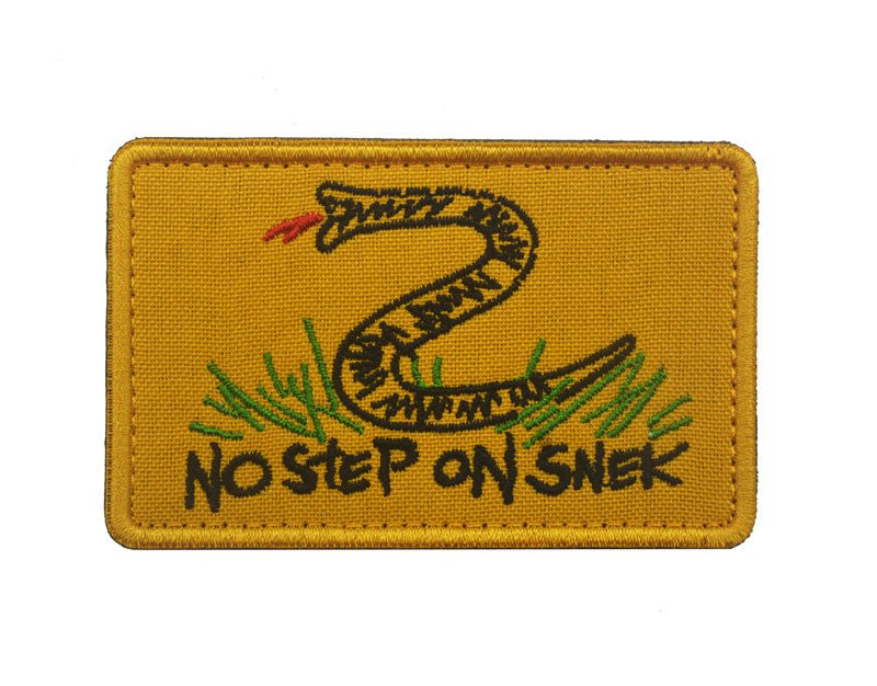 "no step on snek" Patch - GoonSupplies