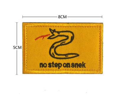 "no step on snek" Patch - GoonSupplies