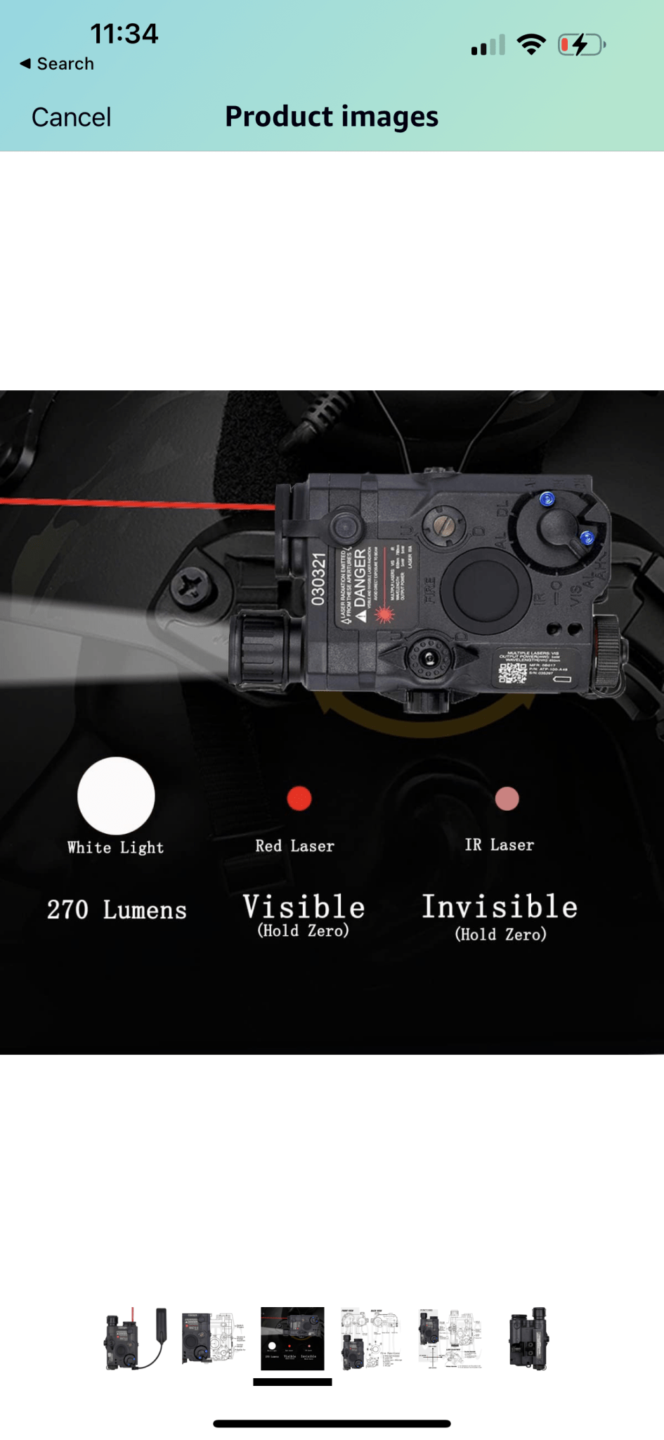 PEQ 15 IR laser + Red Vis Laser + White Light - GoonSupplies